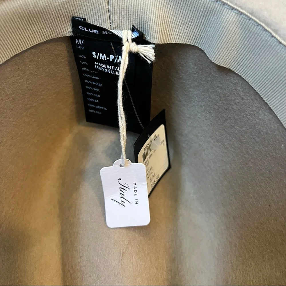 Club Monaco hat tan and cream NWT - Picture 3 of 4